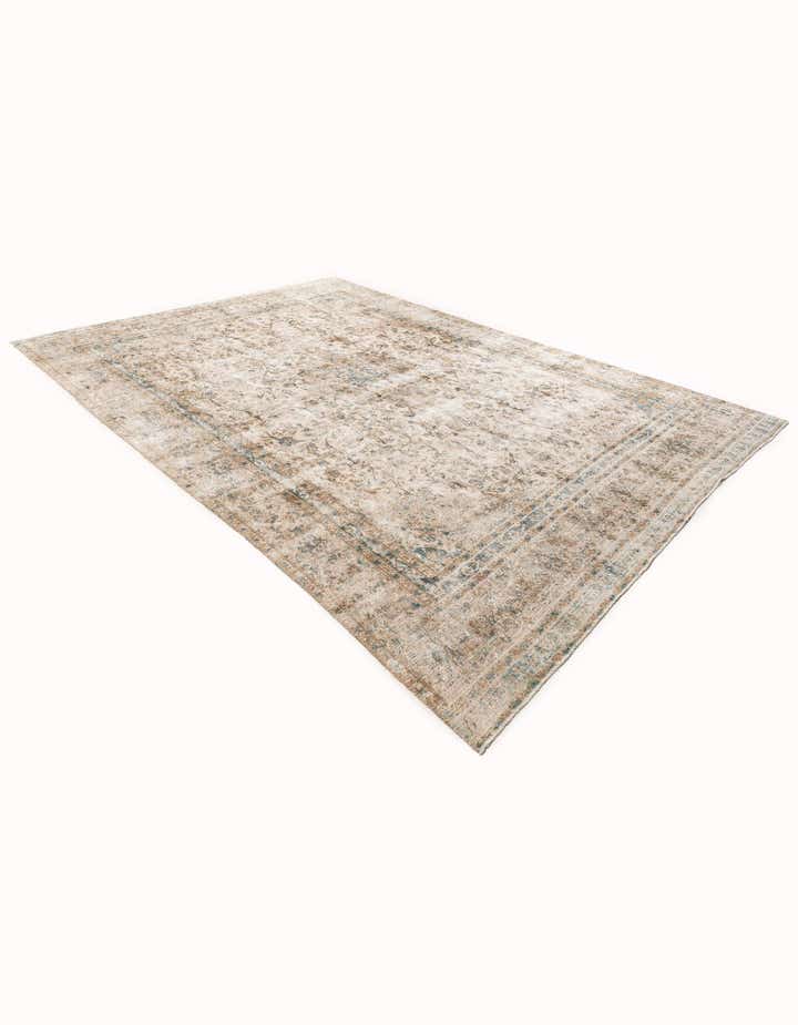 8' 7 x 12' 2 Hand Knotted Ultra Vintage Persian Wool Rug