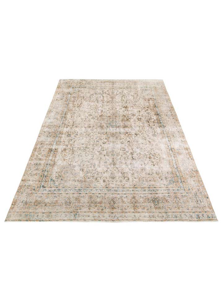 8' 7 x 12' 2 Hand Knotted Ultra Vintage Persian Wool Rug