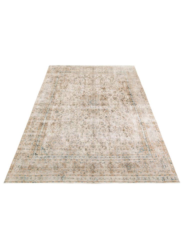 Detail image of 8' 7 x 12' 2 Hand Knotted Ultra Vintage Persian Wool Rug