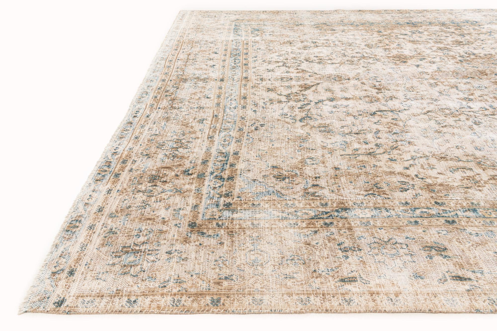 8' 7 x 12' 2 Hand Knotted Ultra Vintage Persian Wool Rug