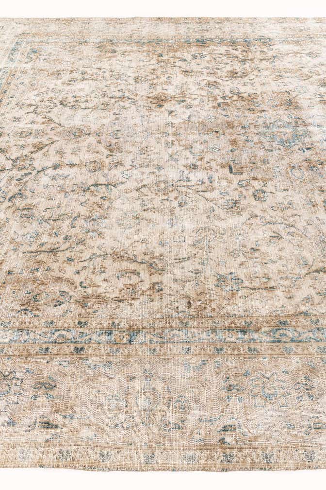 8' 7 x 12' 2 Hand Knotted Ultra Vintage Persian Wool Rug