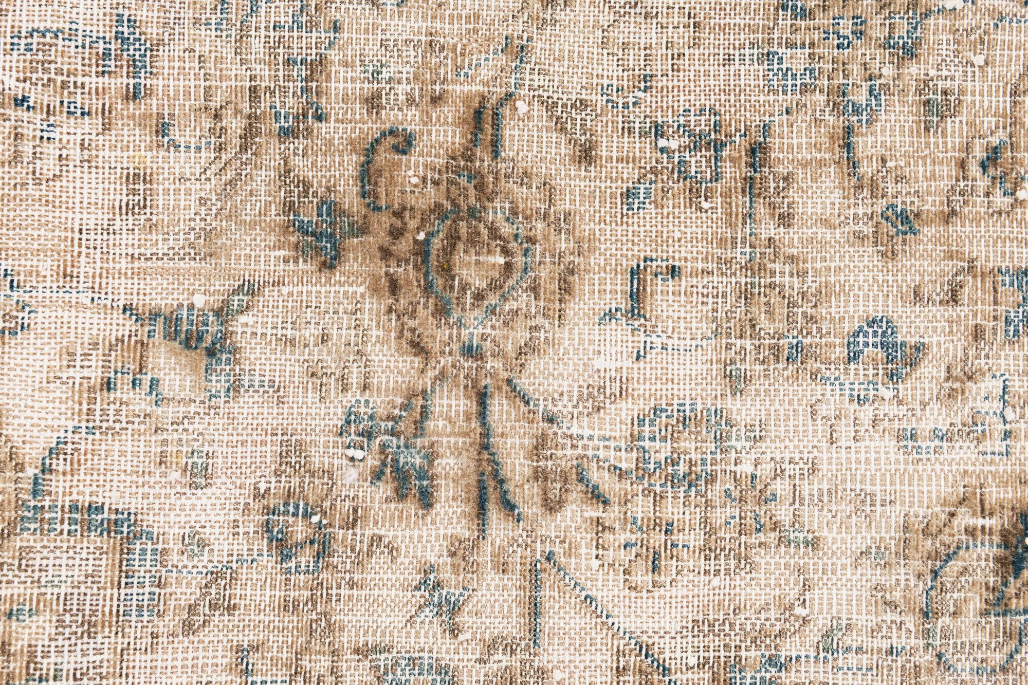 8' 7 x 12' 2 Hand Knotted Ultra Vintage Persian Wool Rug