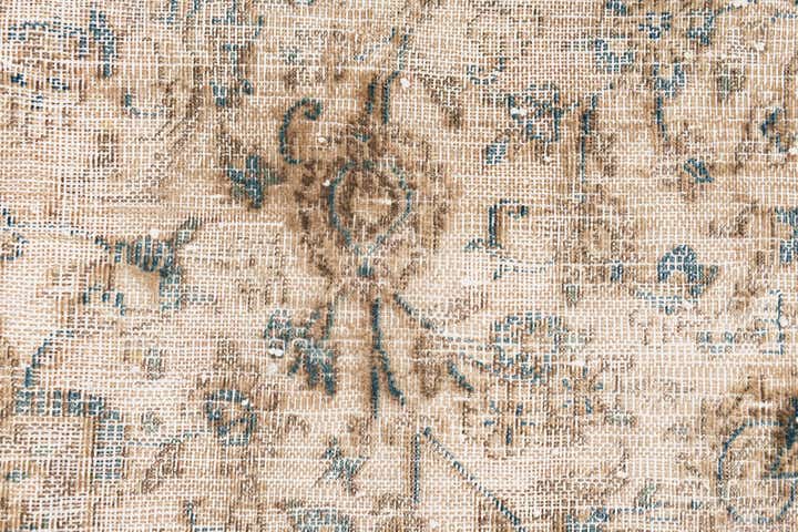 8' 7 x 12' 2 Hand Knotted Ultra Vintage Persian Wool Rug