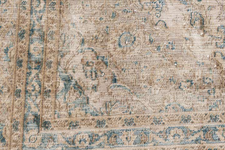 8' 7 x 12' 2 Hand Knotted Ultra Vintage Persian Wool Rug