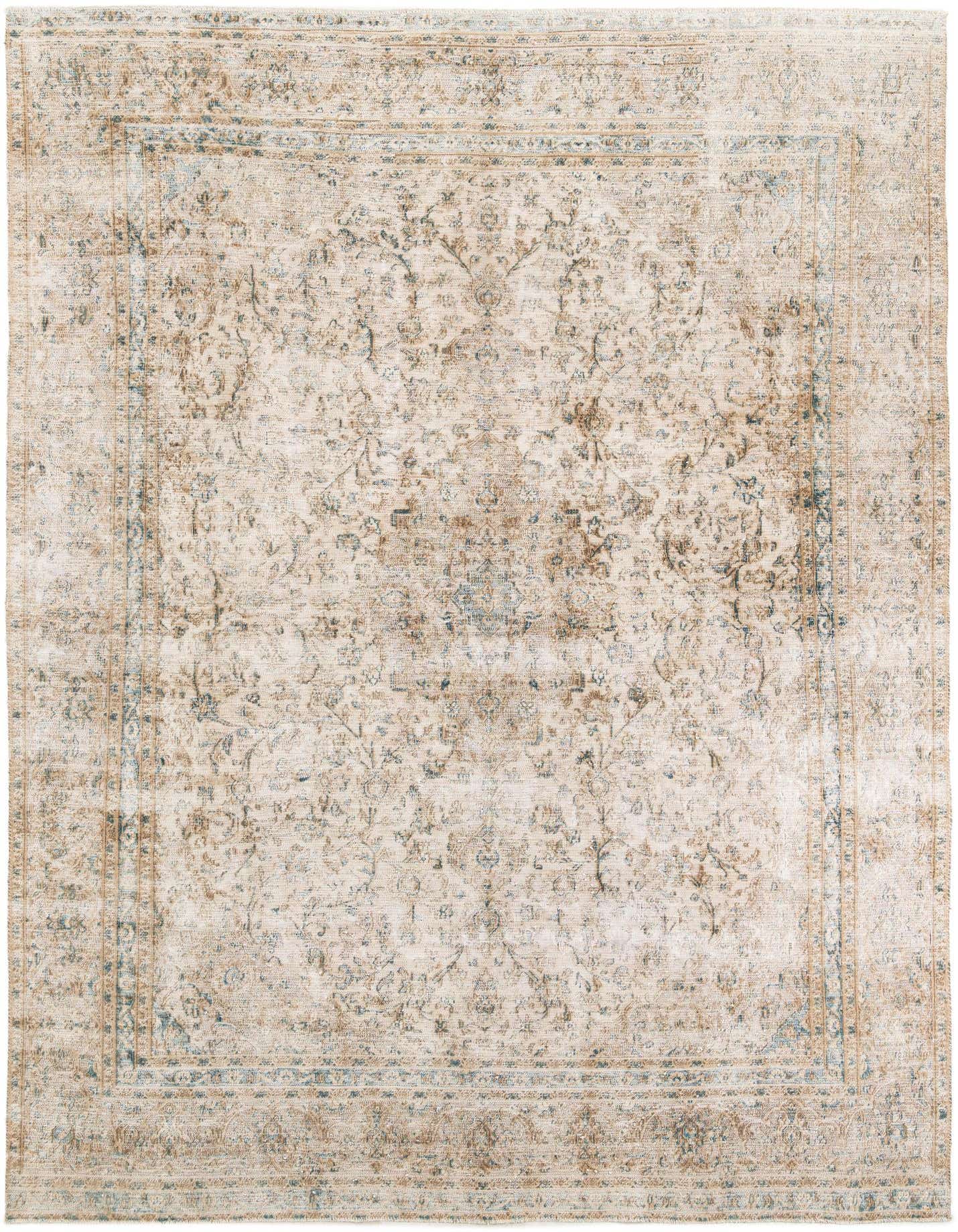 Primary image 8' 7 x 12' 2  Hand Knotted Ultra Vintage Persian Wool Rug