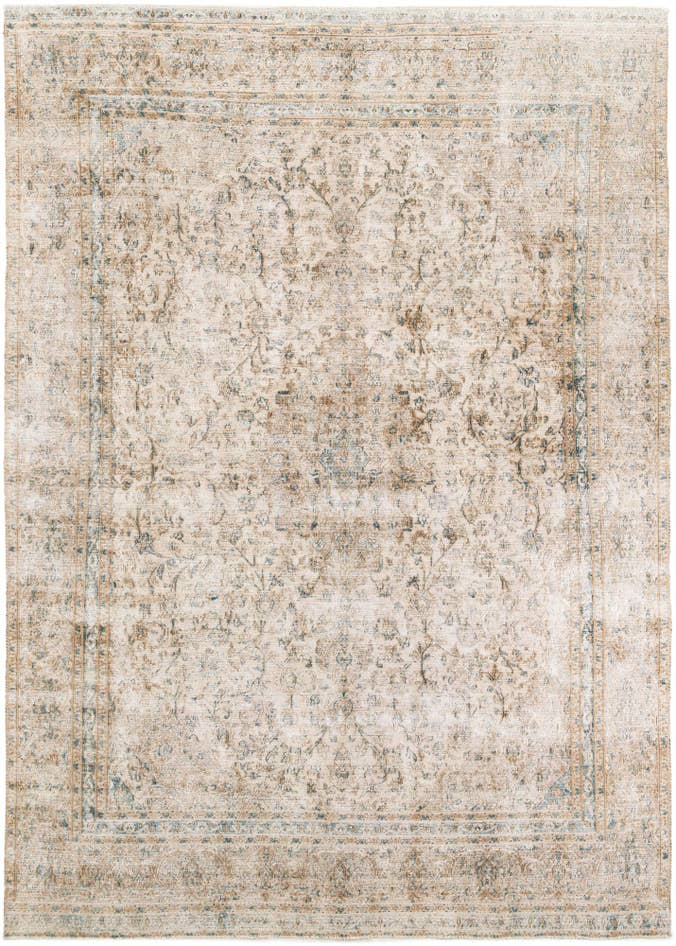 Detail image of 8' 7 x 12' 2 Hand Knotted Ultra Vintage Persian Wool Rug