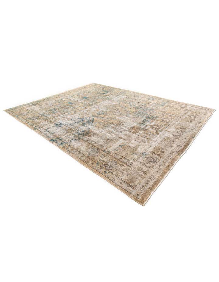 9' 1 x 11' 10 Hand Knotted Ultra Vintage Persian Wool Rug
