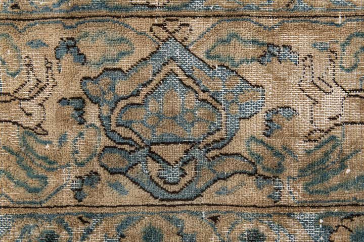 9' 1 x 11' 10 Hand Knotted Ultra Vintage Persian Wool Rug