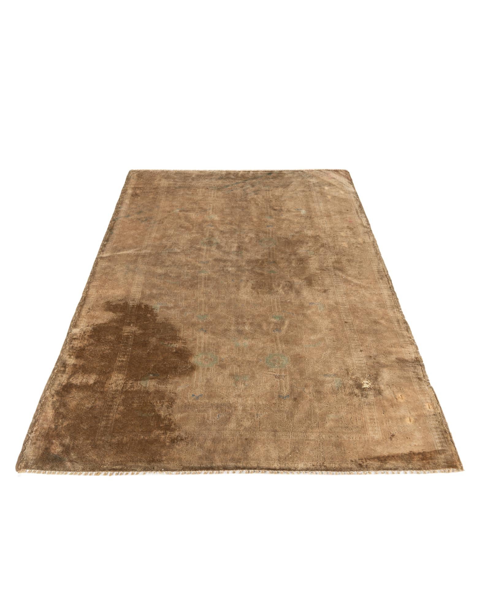 3' 5 x 4' 10 Hand Knotted Ultra Vintage Persian Wool Rug