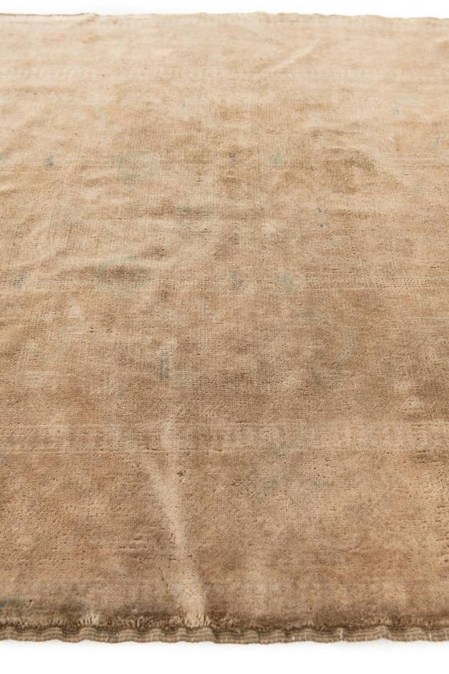 Detail image of 3' 5 x 4' 10 Hand Knotted Ultra Vintage Persian Wool Rug
