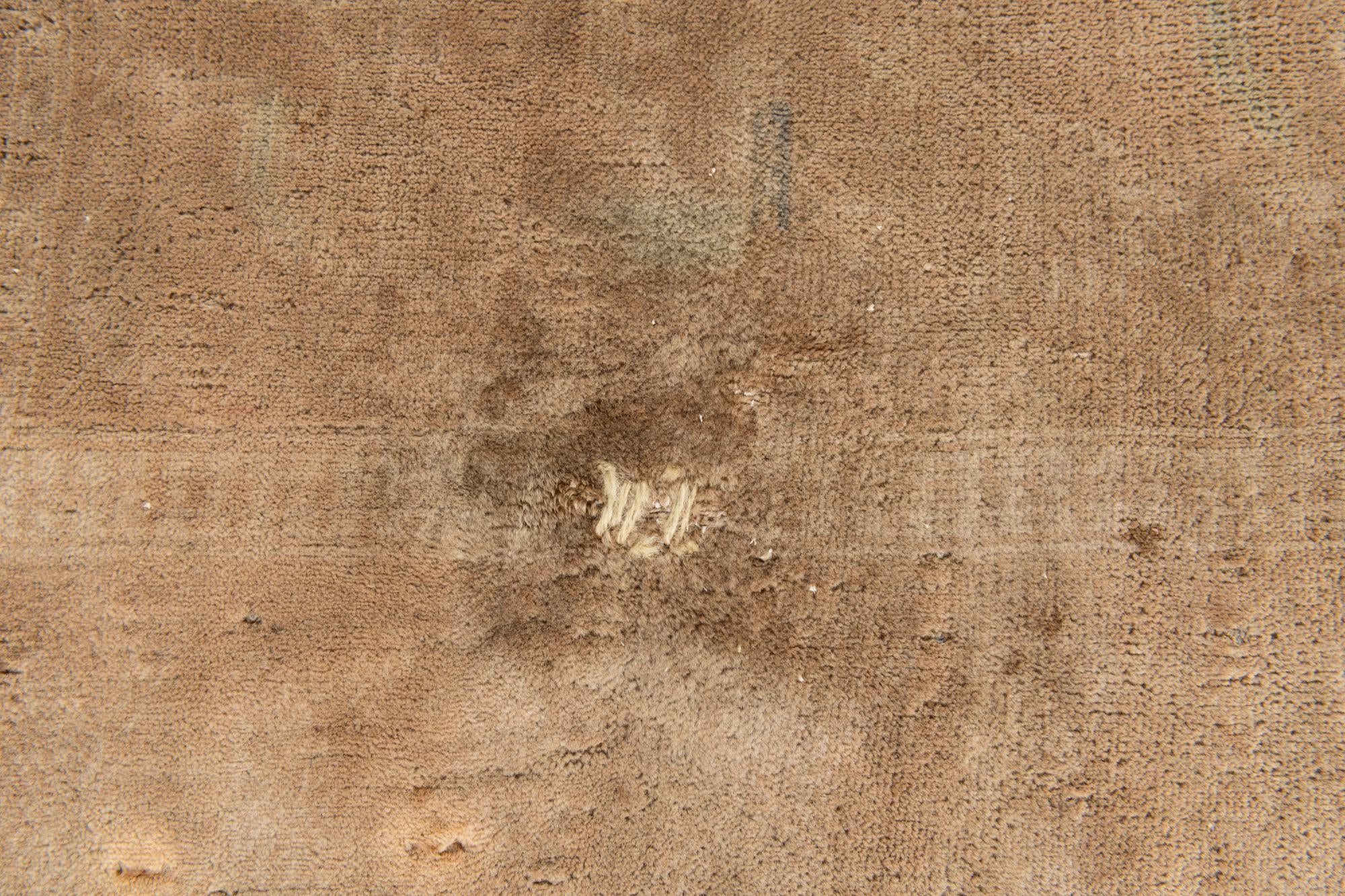 3' 5 x 4' 10 Hand Knotted Ultra Vintage Persian Wool Rug