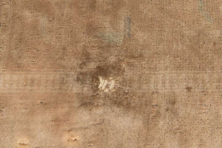 3' 5 x 4' 10 Hand Knotted Ultra Vintage Persian Wool Rug