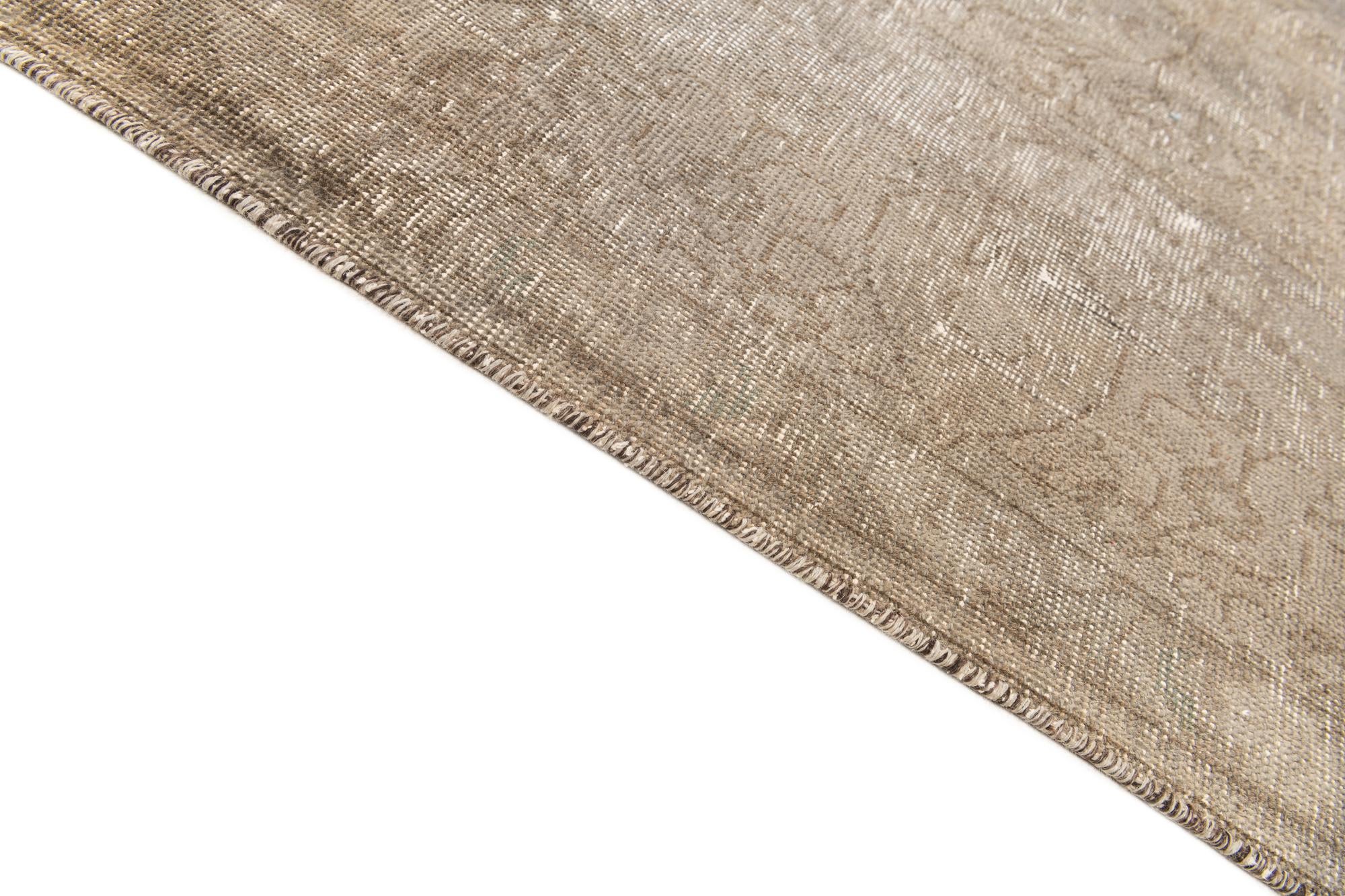 9' 2 x 12' 2 Hand Knotted Ultra Vintage Persian Wool Rug