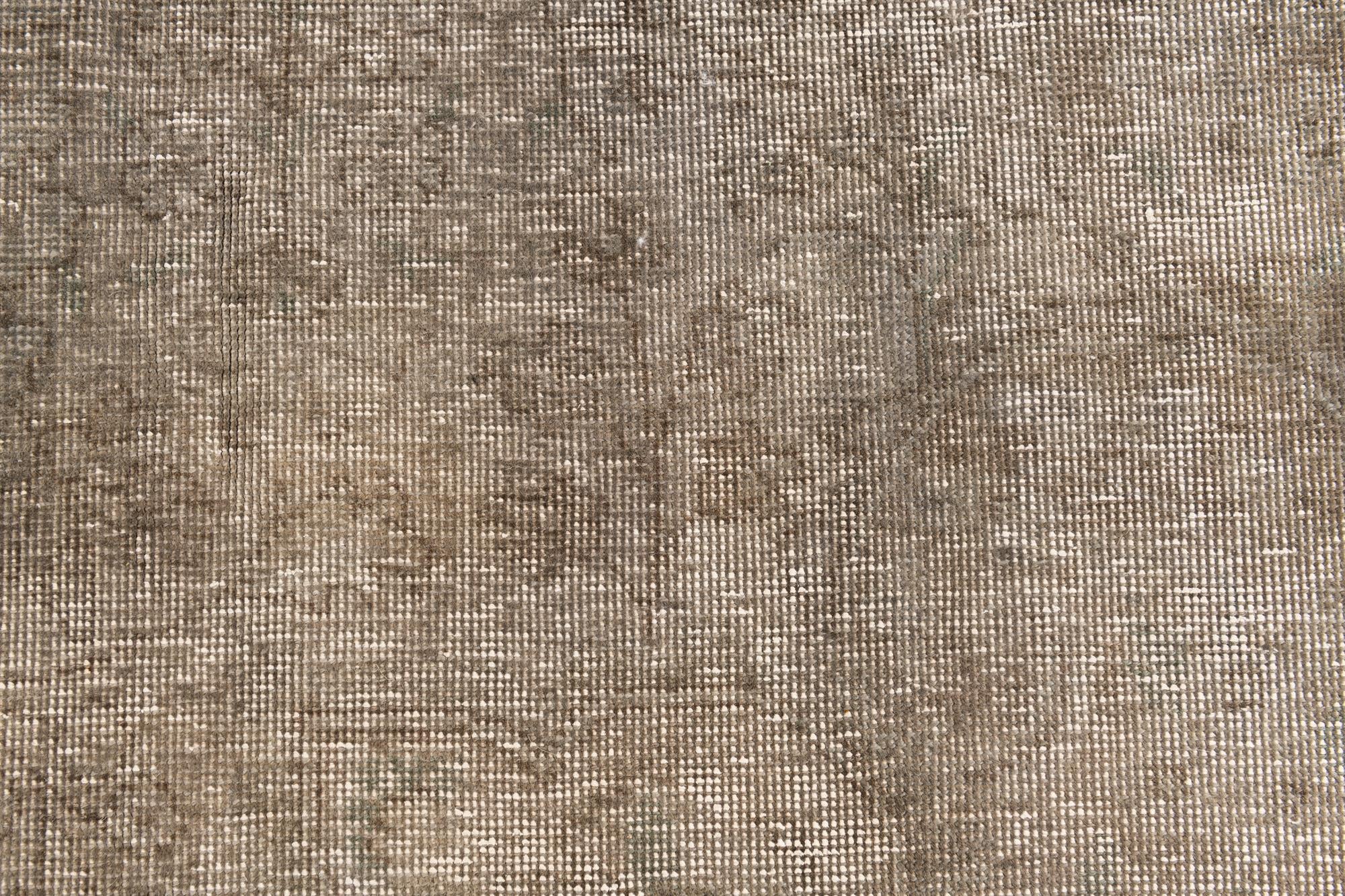 9' 2 x 12' 2 Hand Knotted Ultra Vintage Persian Wool Rug