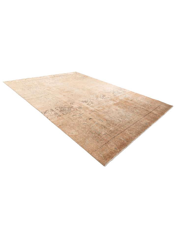 8' 10 x 12' 4 Hand Knotted Ultra Vintage Persian Wool Rug