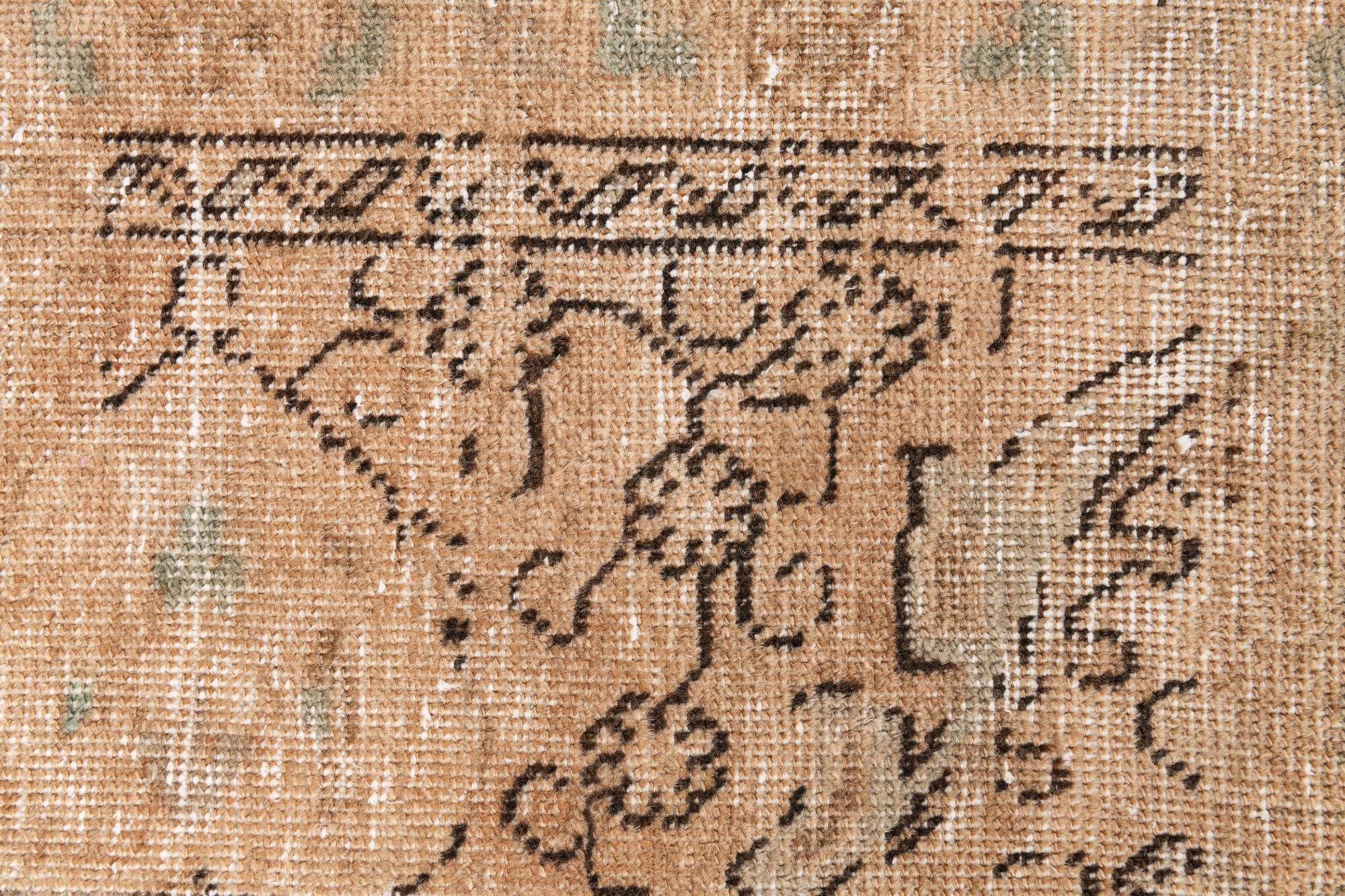 8' 10 x 12' 4 Hand Knotted Ultra Vintage Persian Wool Rug