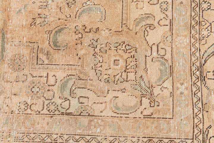 8' 10 x 12' 4 Hand Knotted Ultra Vintage Persian Wool Rug