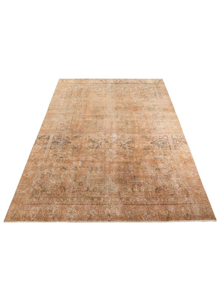 8' 10 x 12' 4 Hand Knotted Ultra Vintage Persian Wool Rug