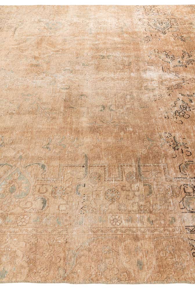 8' 10 x 12' 4 Hand Knotted Ultra Vintage Persian Wool Rug