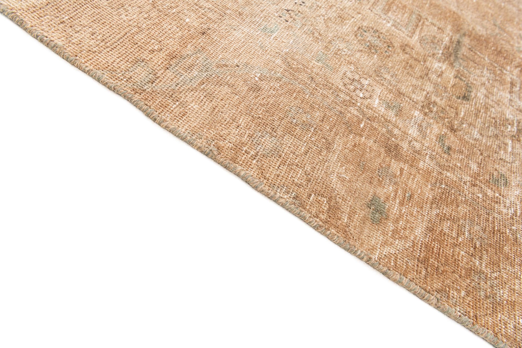 8' 10 x 12' 4 Hand Knotted Ultra Vintage Persian Wool Rug