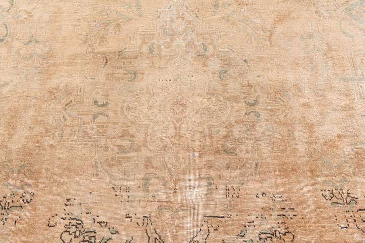 8' 10 x 12' 4 Hand Knotted Ultra Vintage Persian Wool Rug