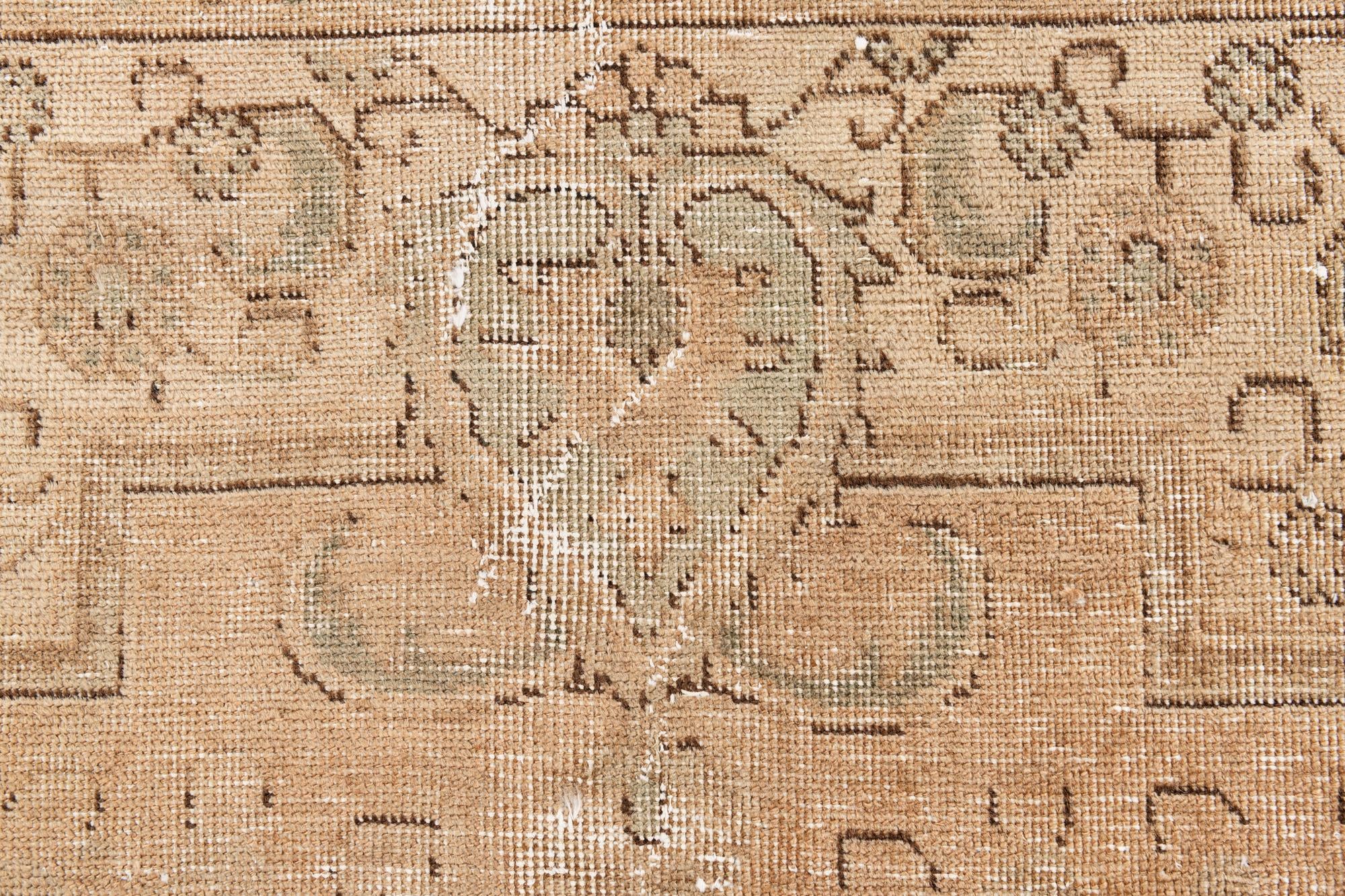 8' 10 x 12' 4 Hand Knotted Ultra Vintage Persian Wool Rug