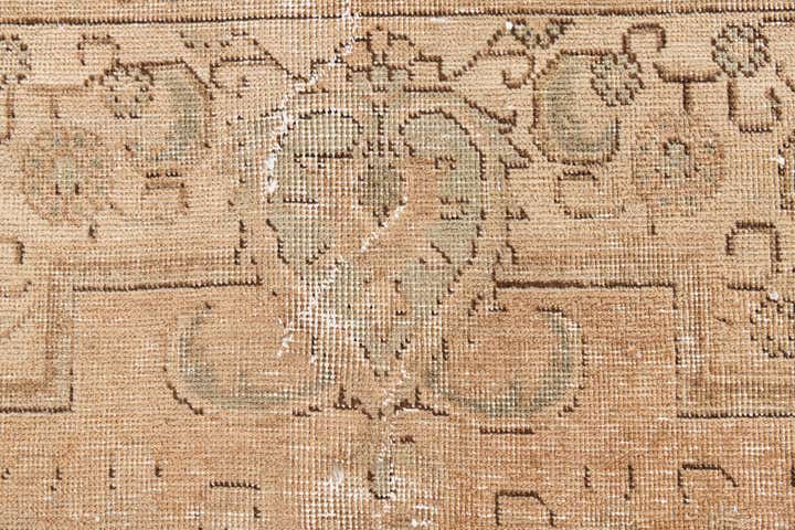 8' 10 x 12' 4 Hand Knotted Ultra Vintage Persian Wool Rug