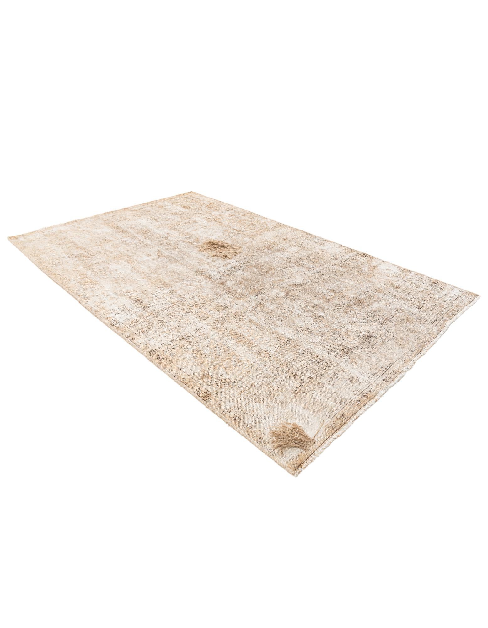 5' 3 x 8' 5 Hand Knotted Ultra Vintage Persian Wool Rug