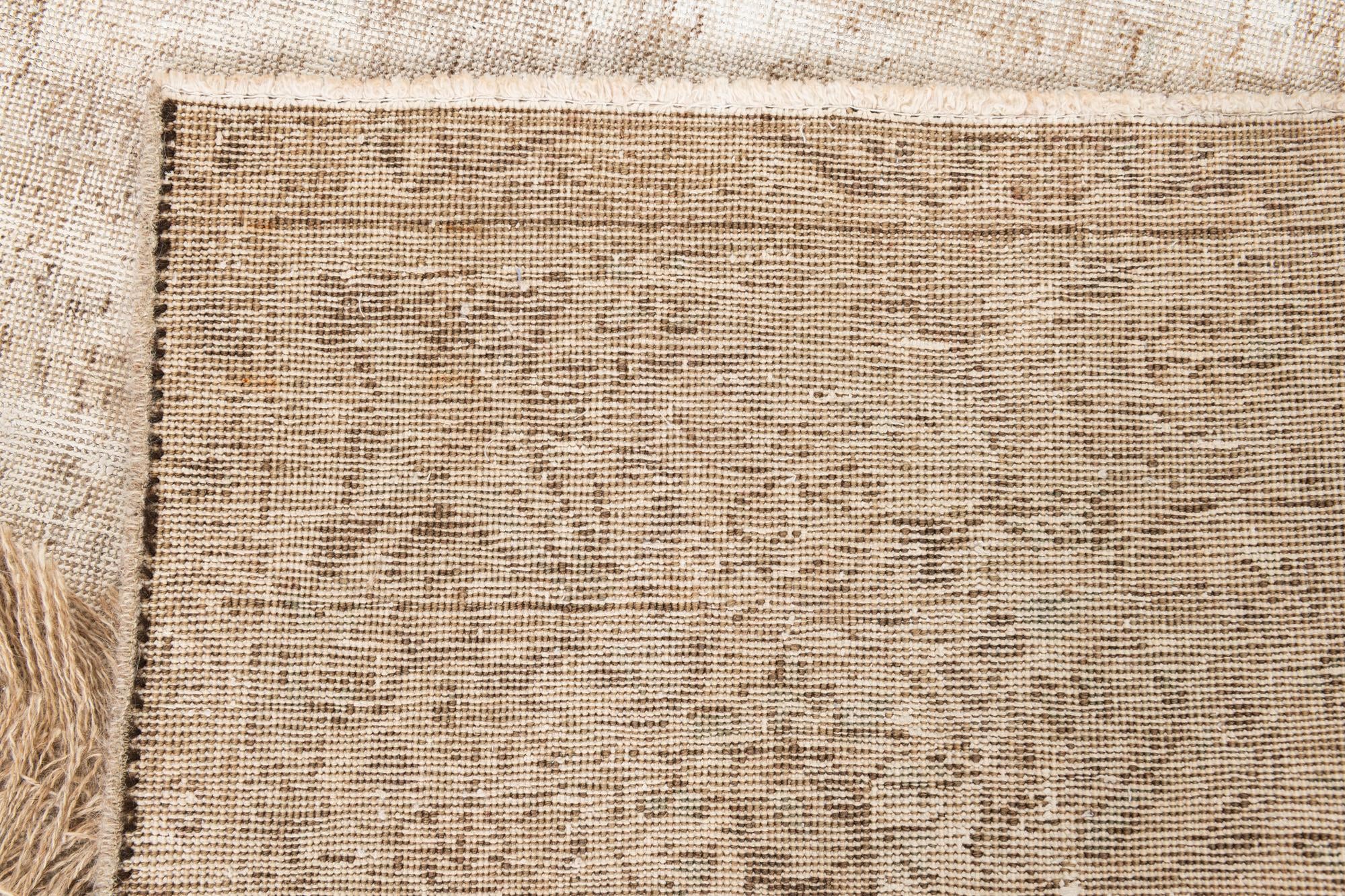 5' 3 x 8' 5 Hand Knotted Ultra Vintage Persian Wool Rug