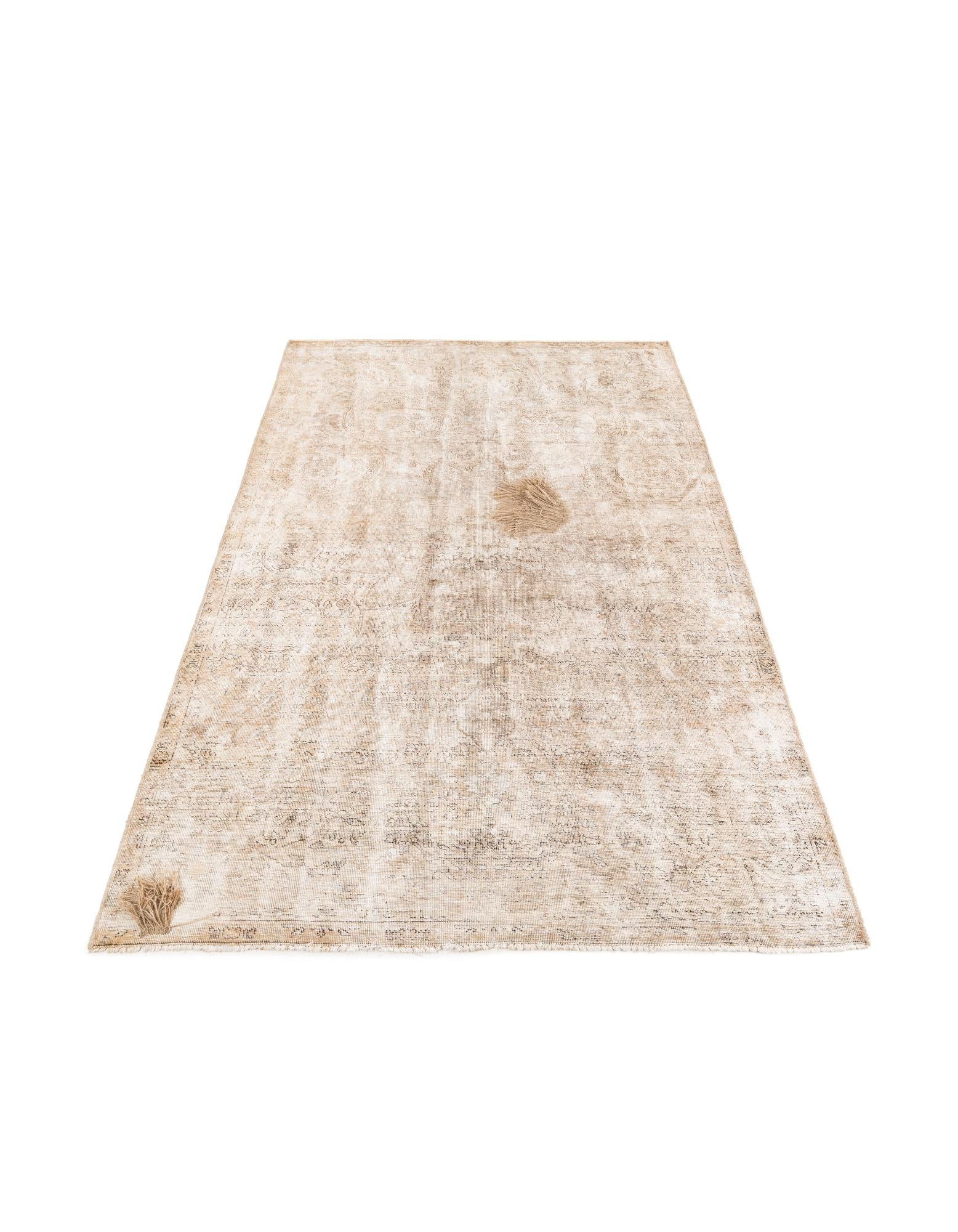 5' 3 x 8' 5 Hand Knotted Ultra Vintage Persian Wool Rug