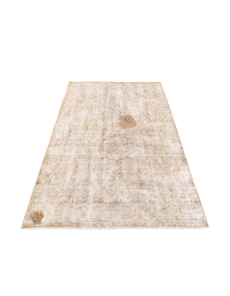 Detail image of 5' 3 x 8' 5 Hand Knotted Ultra Vintage Persian Wool Rug