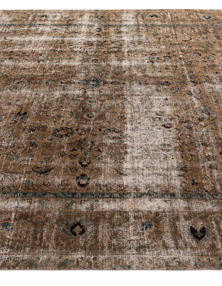 Detail image of 9' 2 x 15' 3  Hand Knotted Ultra Vintage Persian Wool Rug