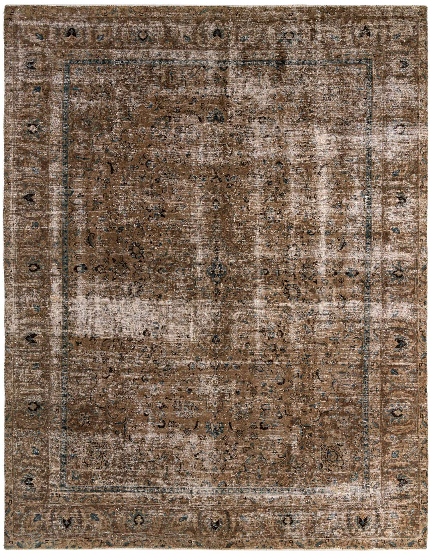 Primary image 9' 2 x 15' 3  Hand Knotted Ultra Vintage Persian Wool Rug