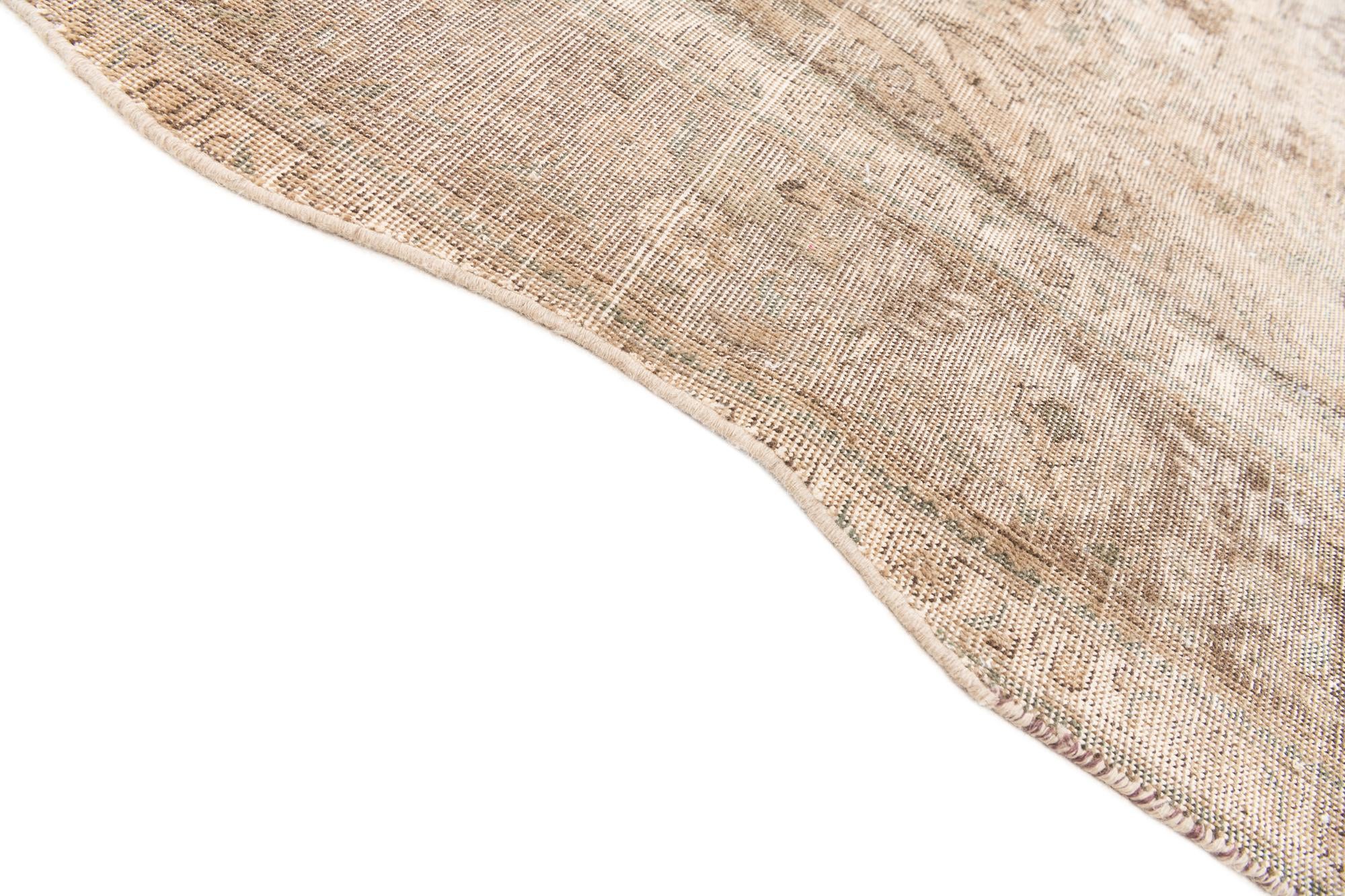 7' 10 x 11' 1 Hand Knotted Ultra Vintage Persian Wool Rug