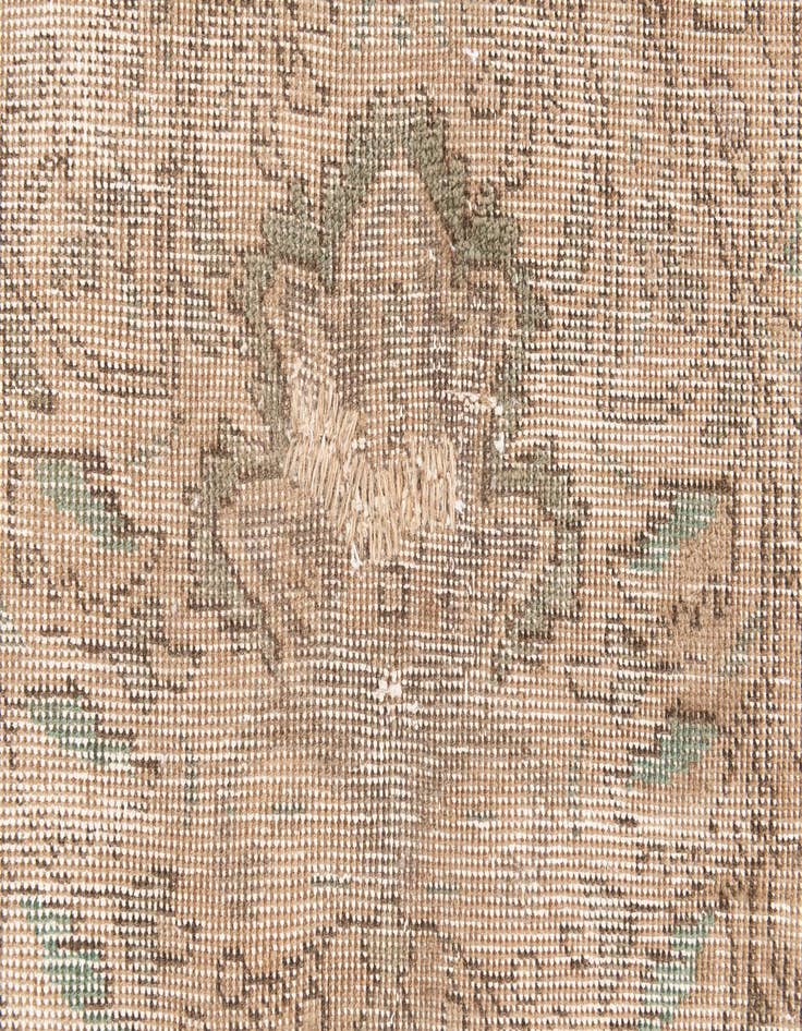 Detail image of 7' 10 x 11' 1  Hand Knotted Ultra Vintage Persian Wool Rug