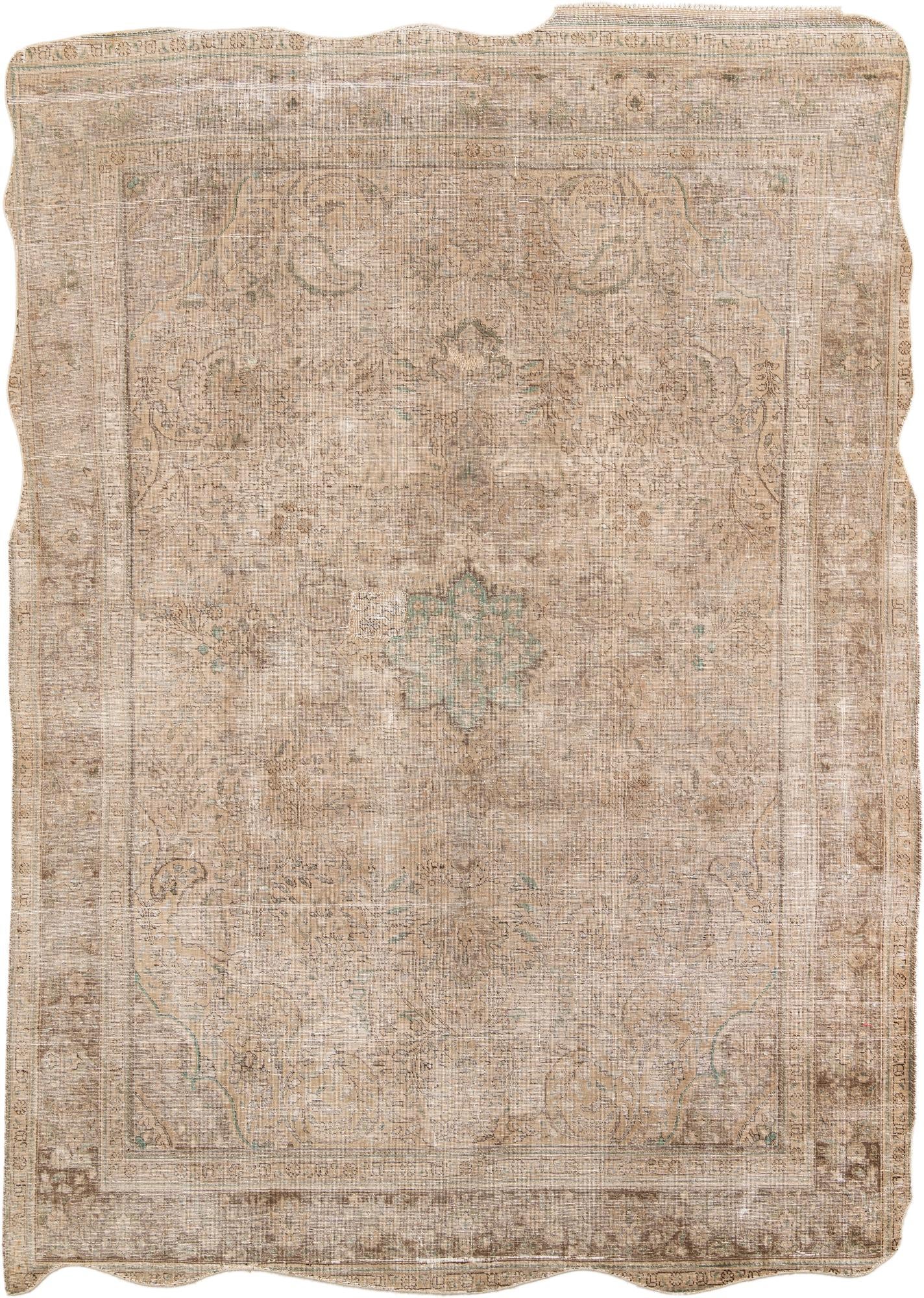 7' 10 x 11' 1 Hand Knotted Ultra Vintage Persian Wool Rug