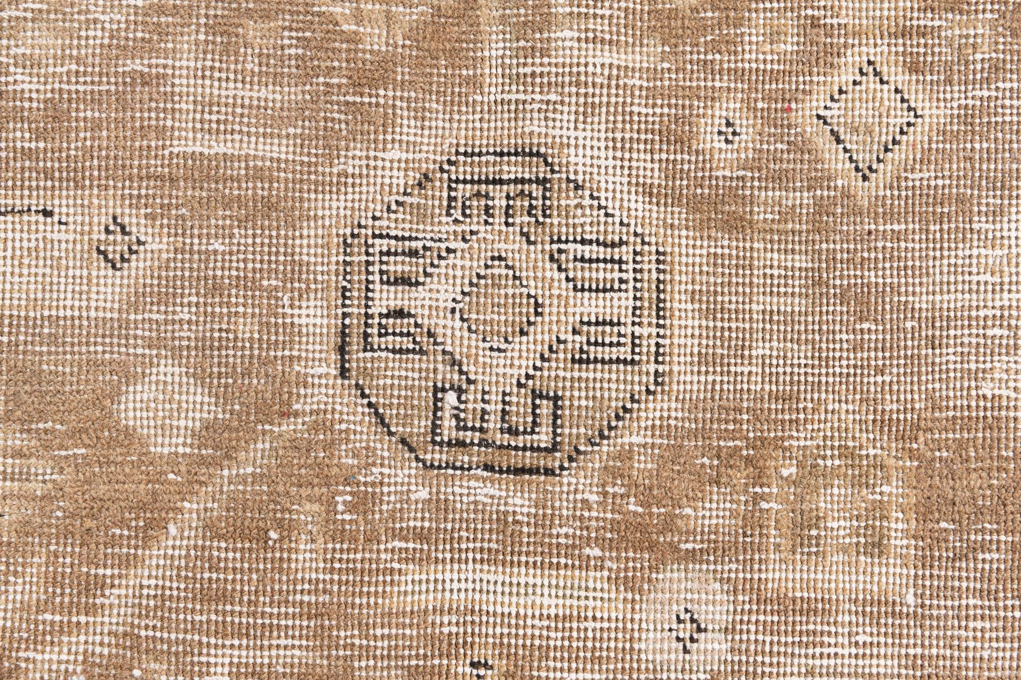 9' 2 x 12' Hand Knotted Ultra Vintage Persian Wool Rug