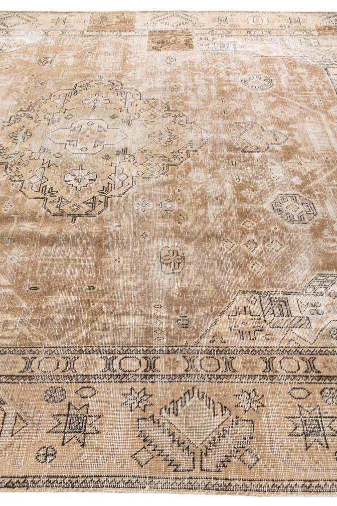 9' 2 x 12' Hand Knotted Ultra Vintage Persian Wool Rug
