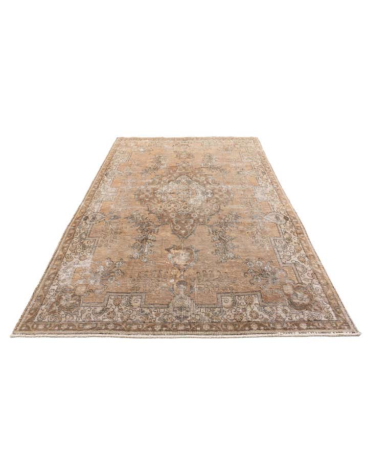 7' 9 x 11' 3 Hand Knotted Ultra Vintage Persian Wool Rug