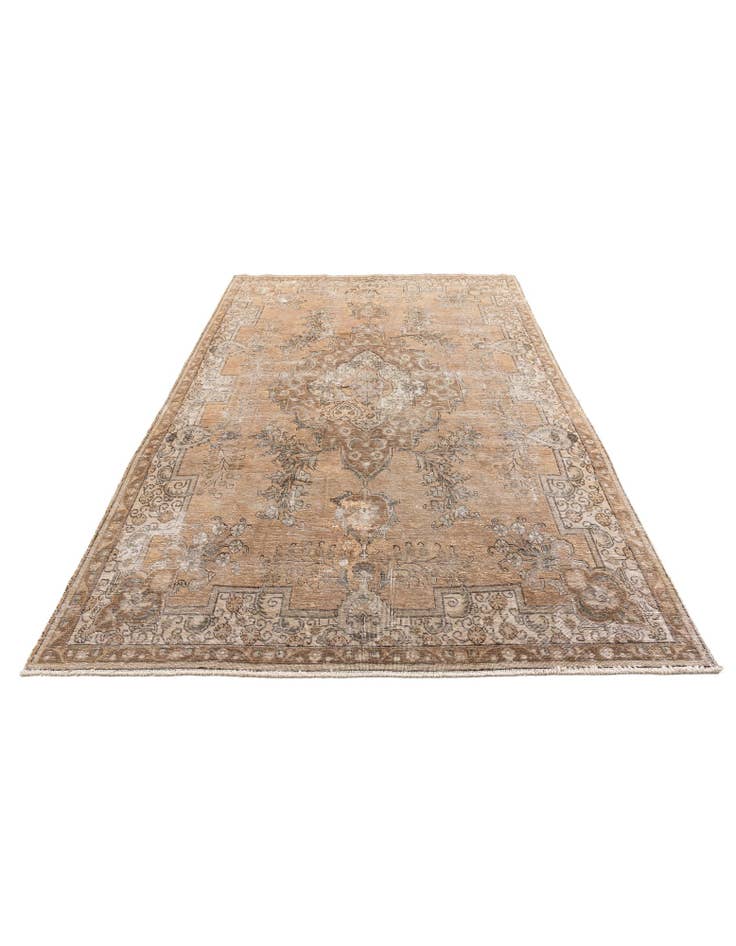 Detail image of 7' 9 x 11' 3 Hand Knotted Ultra Vintage Persian Wool Rug