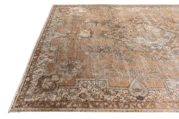 7' 9 x 11' 3 Hand Knotted Ultra Vintage Persian Wool Rug