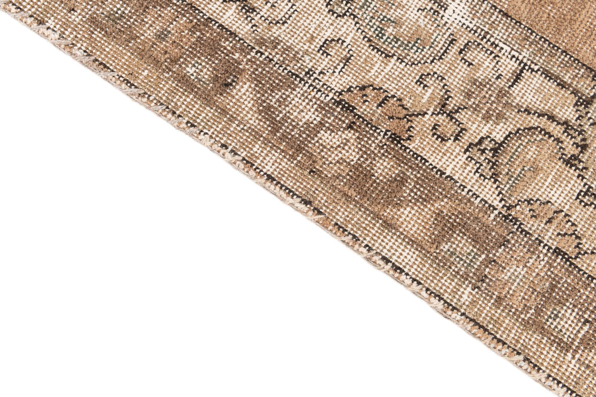 7' 9 x 11' 3 Hand Knotted Ultra Vintage Persian Wool Rug