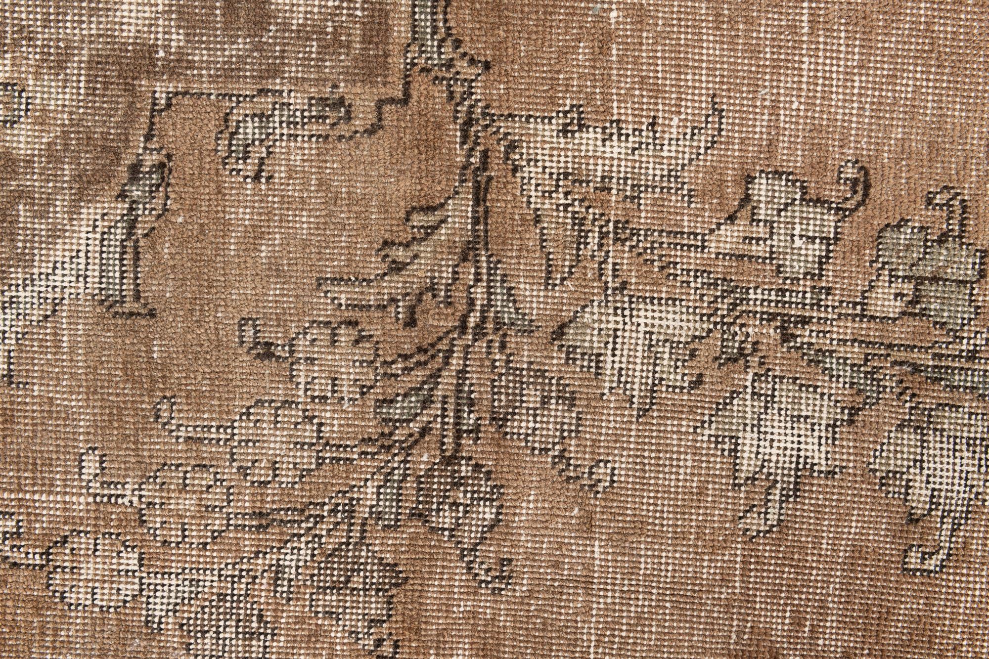 7' 9 x 11' 3 Hand Knotted Ultra Vintage Persian Wool Rug