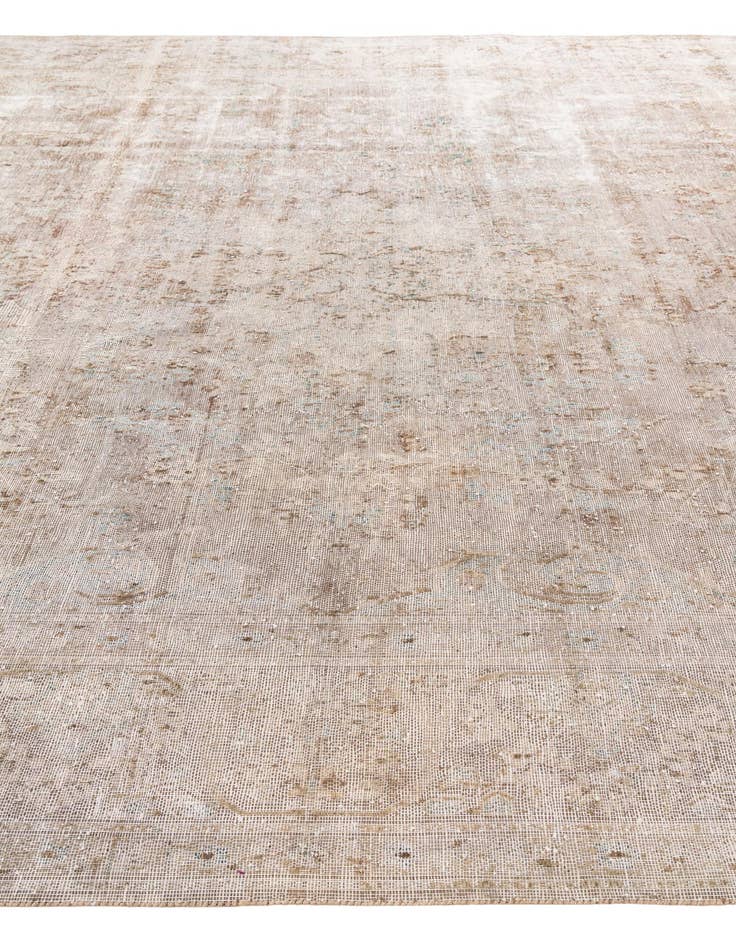 Detail image of 9' 4 x 12' 6  Hand Knotted Ultra Vintage Persian Wool Rug