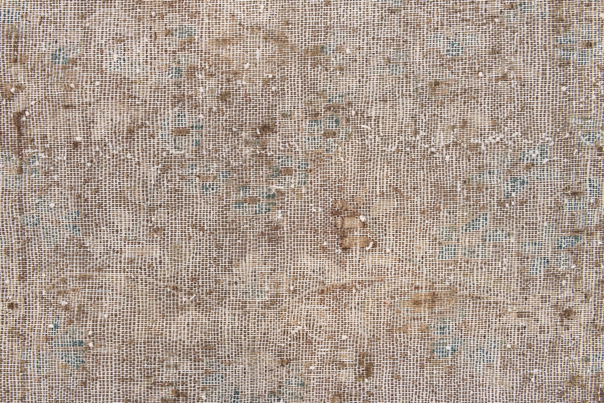 9' 4 x 12' 6 Hand Knotted Ultra Vintage Persian Wool Rug