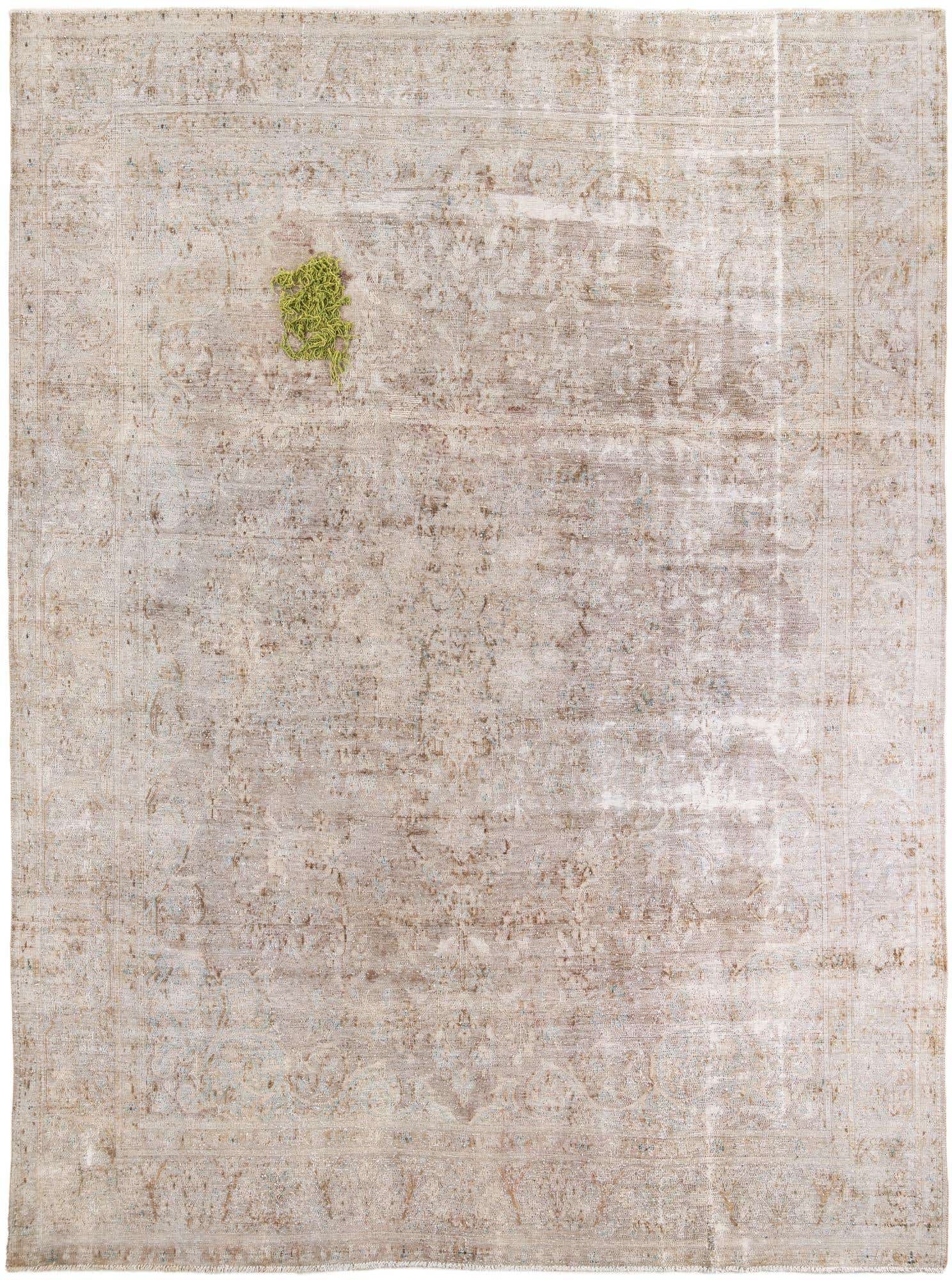 9' 4 x 12' 6 Hand Knotted Ultra Vintage Persian Wool Rug