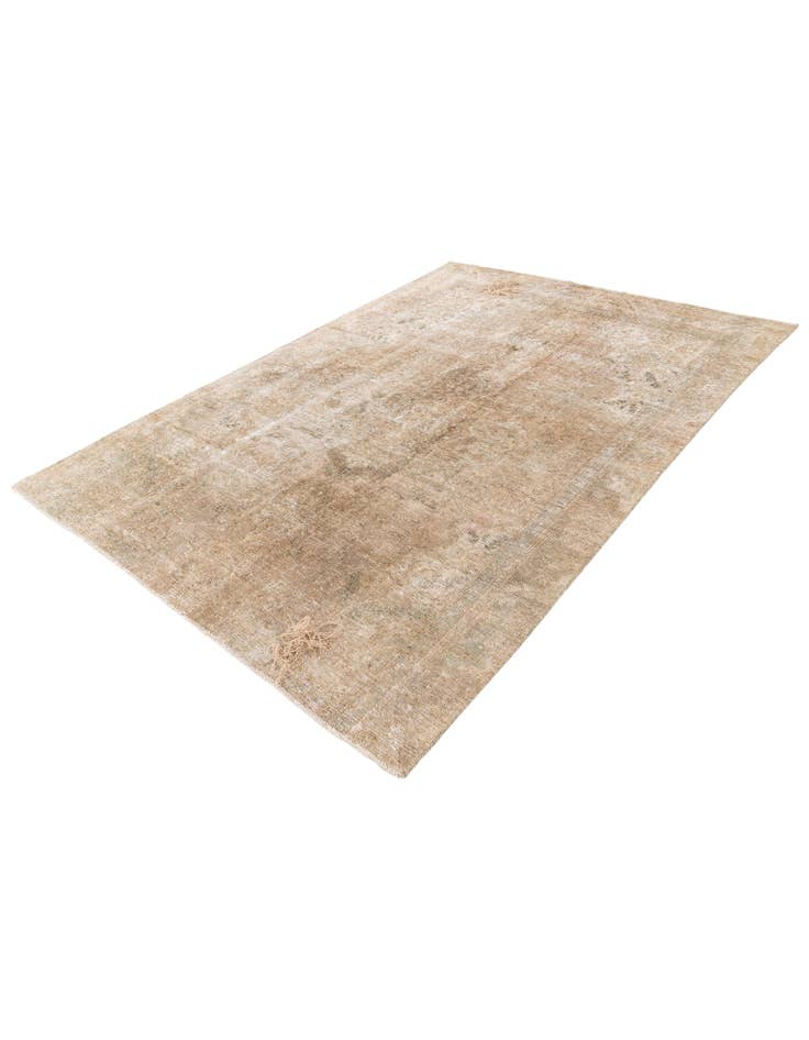 Detail image of 6' 1 x 8' 5 Hand Knotted Ultra Vintage Persian Wool Rug