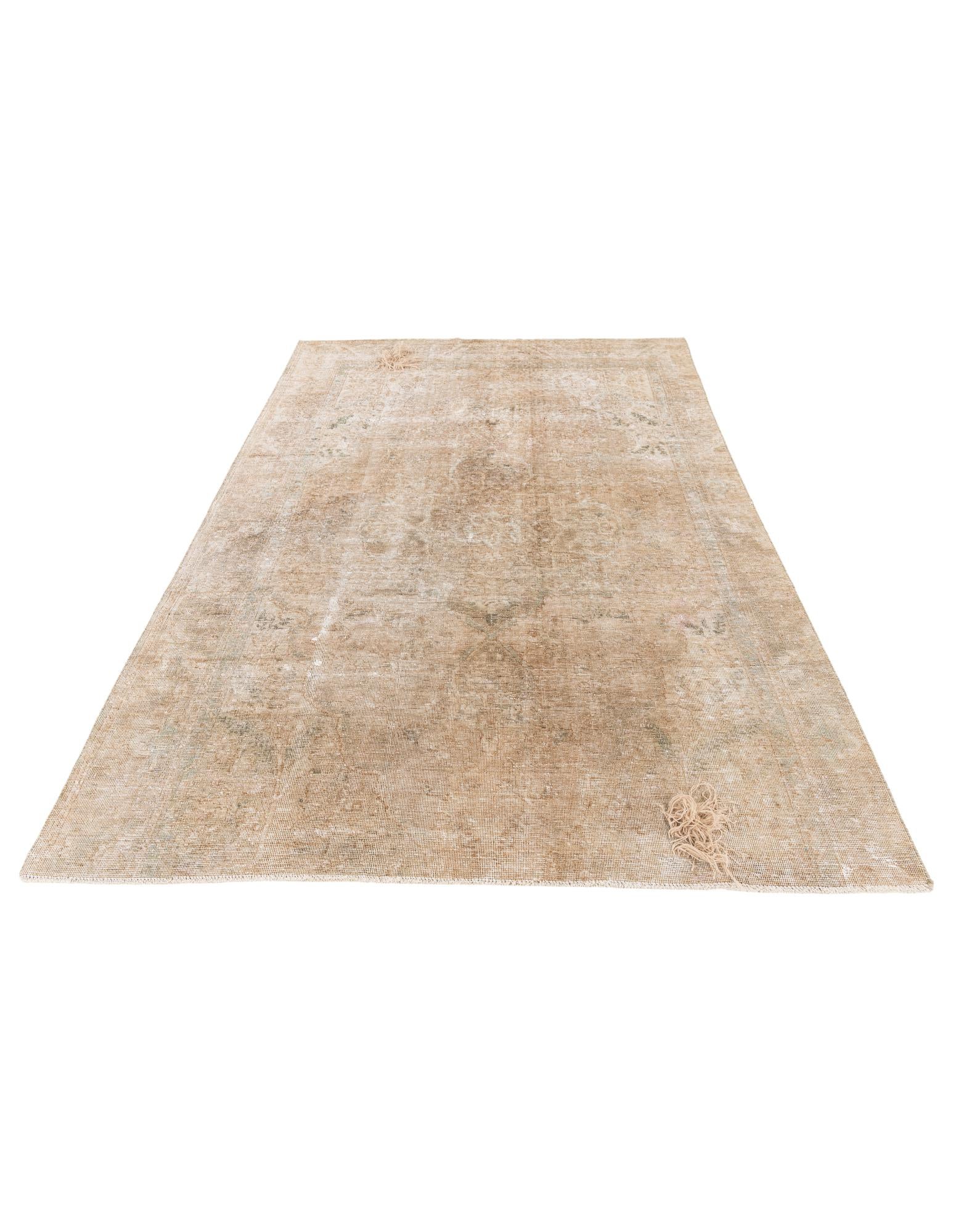 6' 1 x 8' 5 Hand Knotted Ultra Vintage Persian Wool Rug