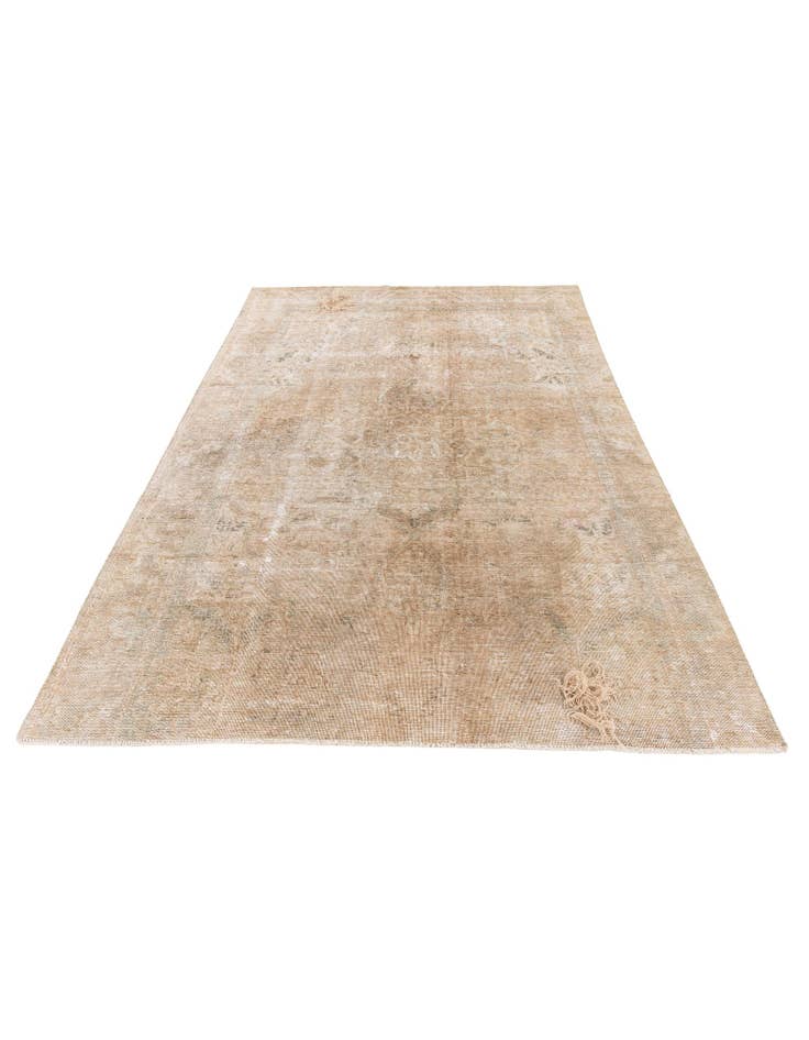 Detail image of 6' 1 x 8' 5 Hand Knotted Ultra Vintage Persian Wool Rug