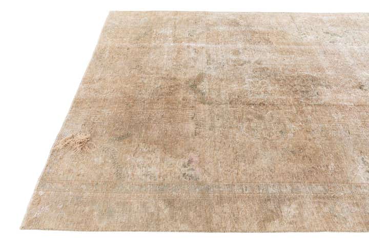 6' 1 x 8' 5 Hand Knotted Ultra Vintage Persian Wool Rug